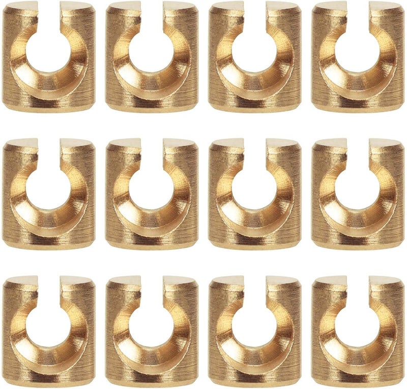 Atesilor 12 Pcs Throttle and Idle Cable Ferrules for Harley Davidson 1982-2017 Carburetor, Throttle Cable End Nut Replacement 56508-76 - Image 1